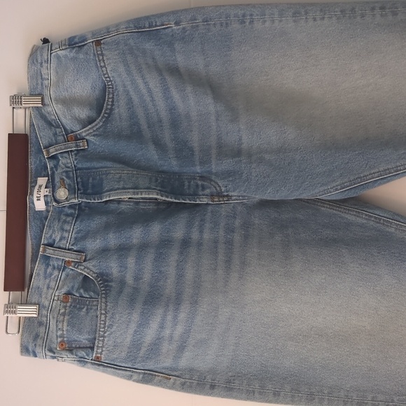 RE/DONE 70s High Rise Skinny Boot Opal Indigo Denim Jeans Contemporary Sz 32 - Picture 8 of 11